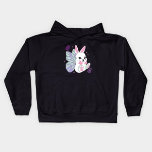 Yes Girl Yes Bunny Fairy Sparkle Kids Hoodie